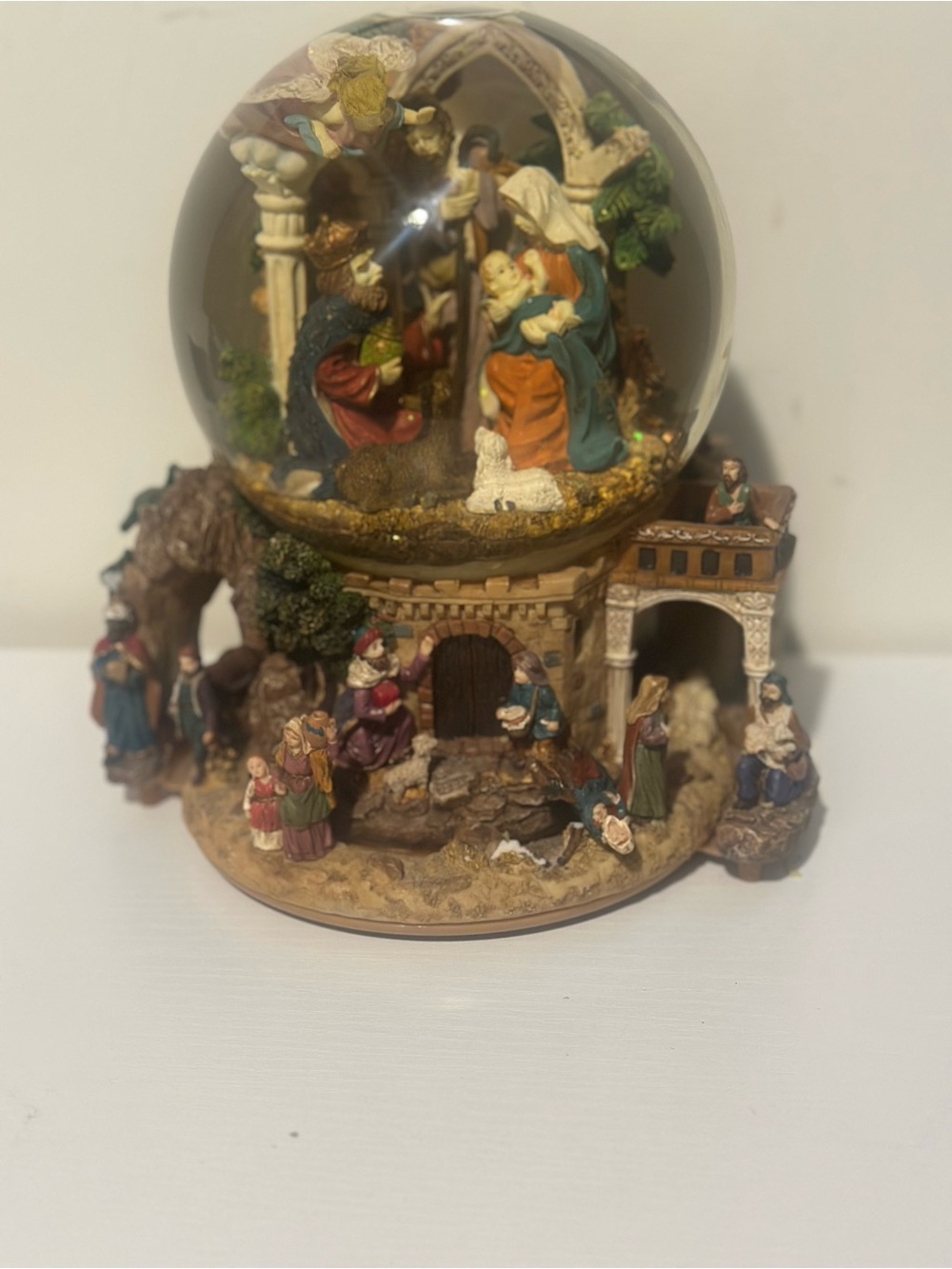Nativity Snow Globe - traditional collectible for Christmas Season